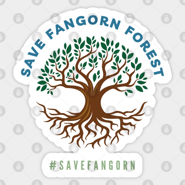 Save Fangorn Forest - #savefangorn - Funny Sticker by Fenay-Designs